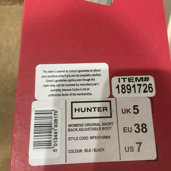 Hunter Classic Black Rain Boots - Picture 5 of 6